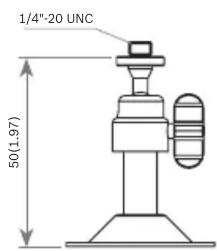 1/4"-20 UNC 50 (1,97)