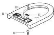 Bemis Haven 5000 - Attach Rubber Anchors 2. Attach the Mounting Plate - 2