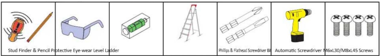 ViewZ VZ-65UHD - Installation Tools - 1