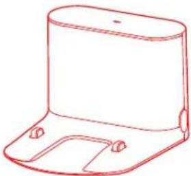 Simple line drawing of a rectangular electronic device with mounting holes (no text or symbols).
