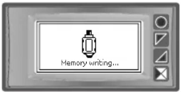 Memory writing...