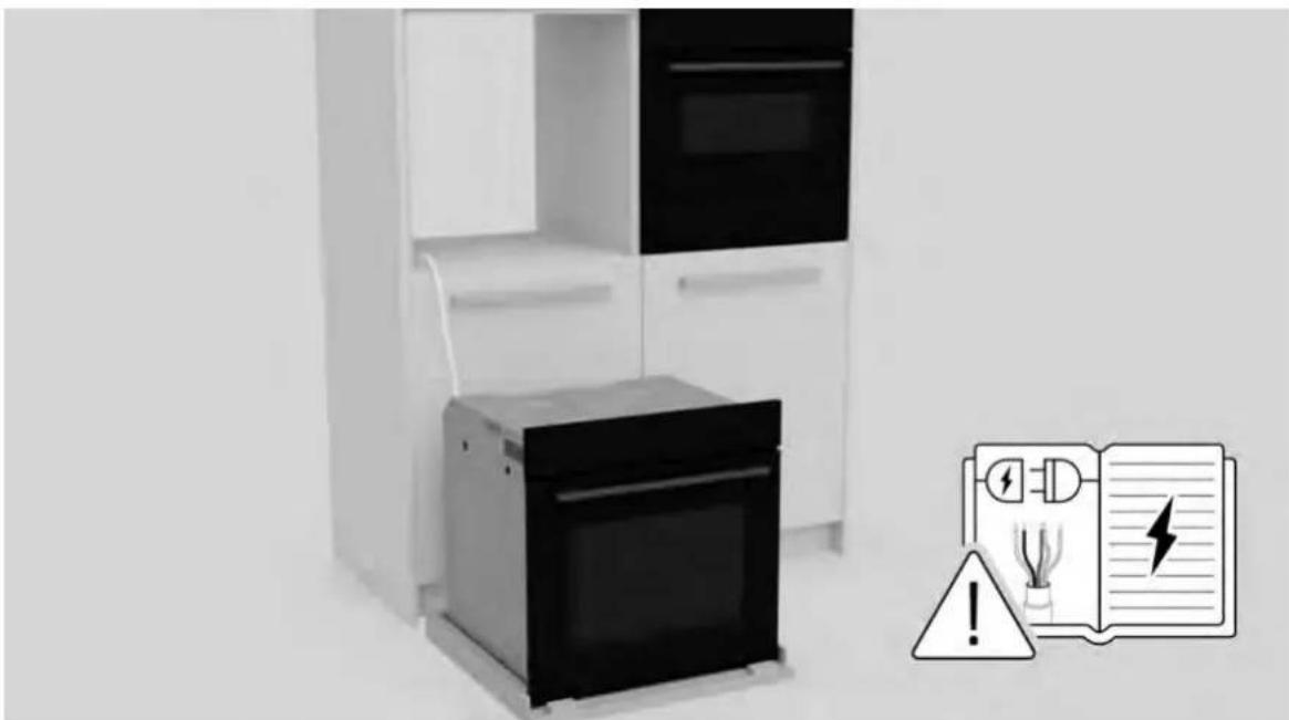 HAIER H6 ID48C5HTB - In caso di cucine con maniglia integrata verticale (gola verticale): - 5