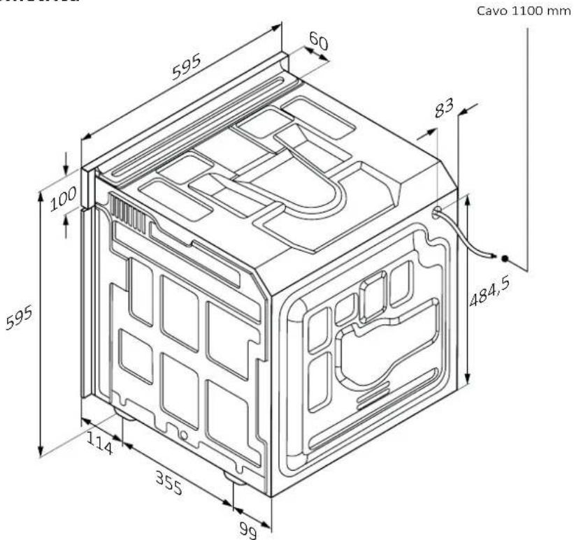 Cavo 1100 mm 595 60 83 100 595 484,5 114 355 99
