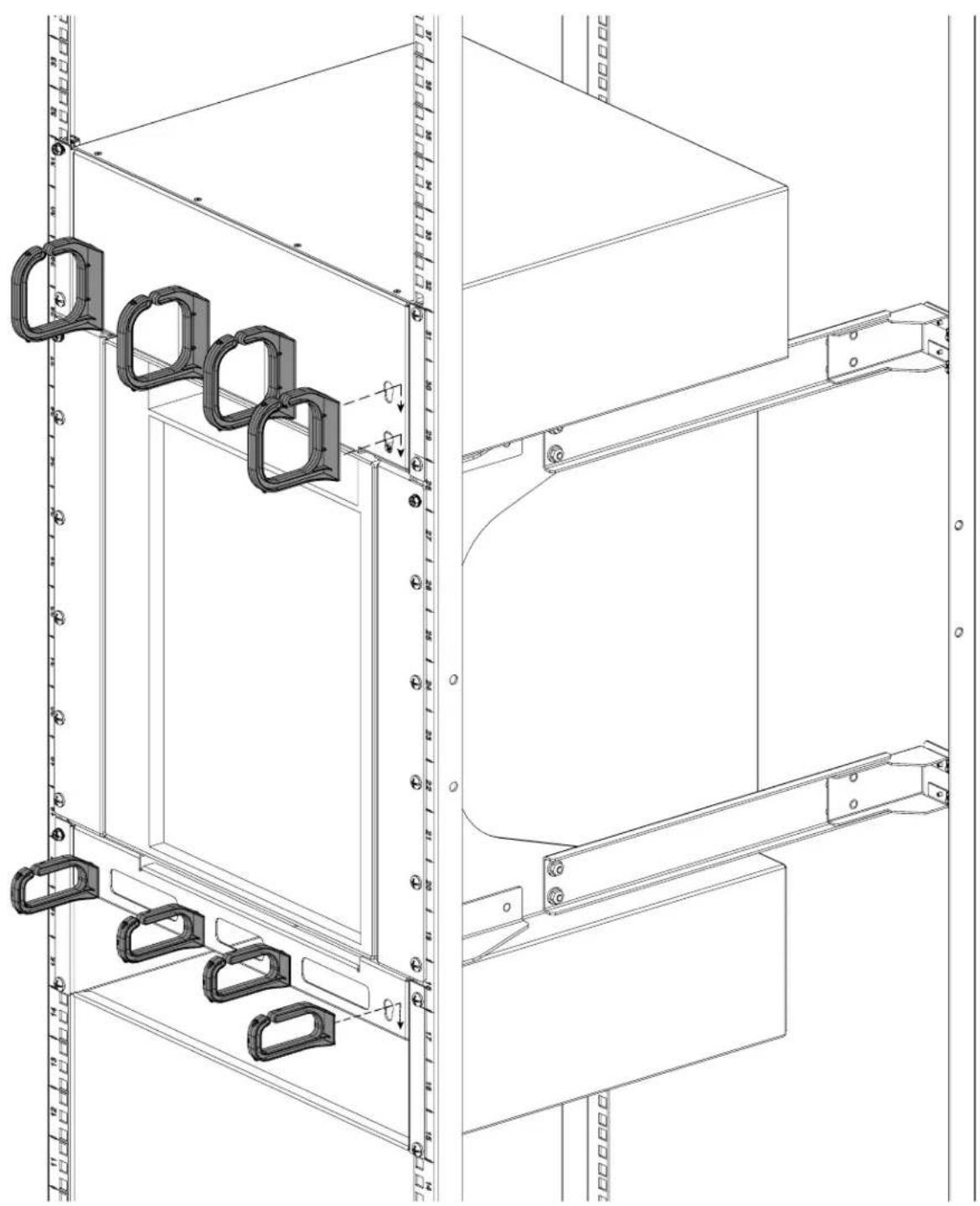 Panduit DIRLC9606RB1 - Cable Manager Installation - 1