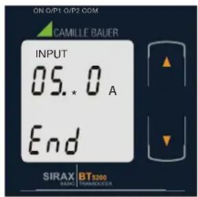 ON G/P1 G/P2 COM CAMILLE BAUER INPUT 05.0 A End SIRAX BT5200 BAURO THOMBOOLER
