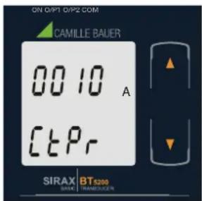 ON QIP1 QIP2 COM CAMILLE BAUER 00 10 A CtPr SIRAX BT5300 BANK TRANSDUCER