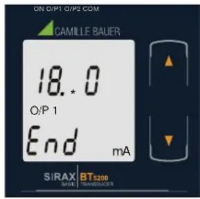 ON GPT Q/P2 COM CAMILLE BAUER 18.0 O/P 1 End mA SIRAX BT5200 BASE TRANSICUER