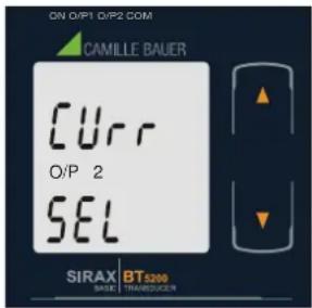 ON Q/P1 Q/P2.COM CAMILLE BAUER Curr O/P 2 SEL SIRAX BT5200 SAFE TRANSDUCER