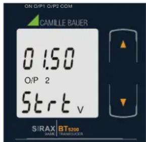 ON O/P1 O/P2 COM CAMILLE BAUER 0.150 O/P 2 Strt v SIRAX BT5200 BASE TRANSFER