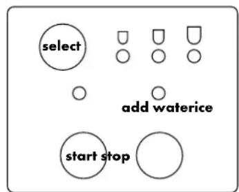 select add waterice start stop