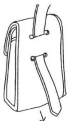Kyoritsu KEW 6010B - CASE, STRAP AND SHOULDER-PAD ASSEMBLY - 3