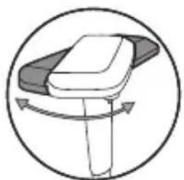 Simple line drawing of a mechanical component inside a circular frame (no text or symbols)
