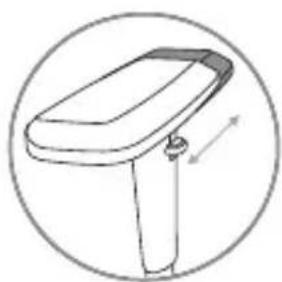 Simple line drawing of a mechanical component with a circular outline and directional arrows (no text or symbols)