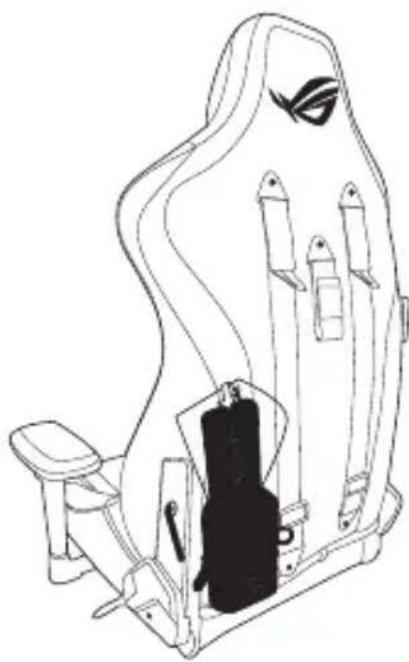 Line drawing of a person wearing a mask and holding a device, with no visible text or symbols.