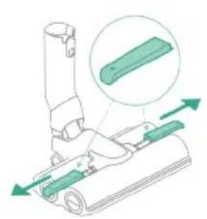 PHILIPS AquaTrio Cordless XW9384 - Verstoppingen van de bevochtigingsstrips van het AquaSpin- mondstuk verwijderen - 1