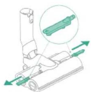 PHILIPS AquaTrio Cordless XW9384 - Verstoppingen van de bevochtigingsstrips van het AquaSpin- mondstuk verwijderen - 2