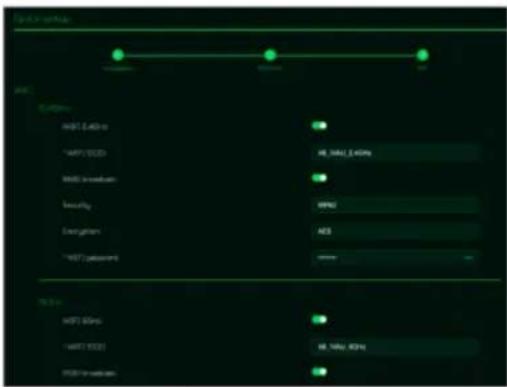 Network 0.4Gbps WiFi 1.4Gbps WiFi 5Gbps Multi- broadcast Security Background WiFi packet Network WiFi 8Gbps WiFi 9Gbps Multi- broadcast