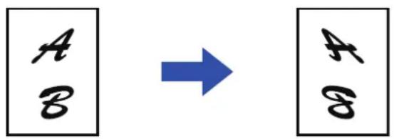 A B → A B