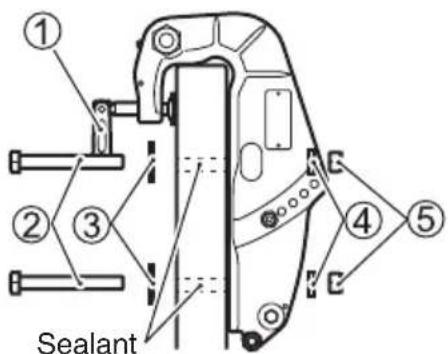 ① ② ③ Sealant ④ ⑤