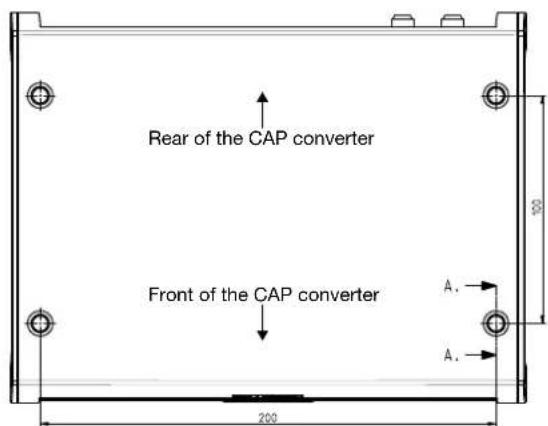 Rear of the CAP converter Front of the CAP converter A. A.