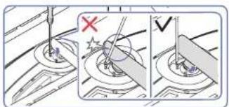 SAMSUNG S49DG912SU - Précautions lors du déplacement du produit : - 7