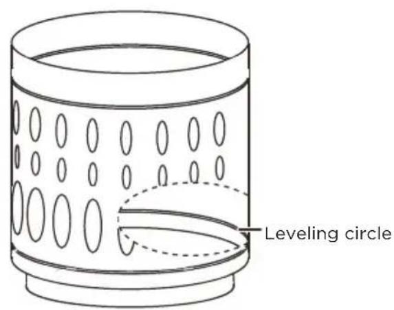 Leveling circle.