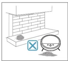 Illustration d'un mur de briques avec des débris et une machine à laver (sans texte ni symboles)