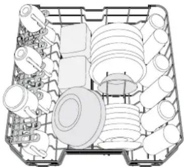 Top-down technical drawing of a mechanical assembly with multiple components (no text or labels visible)