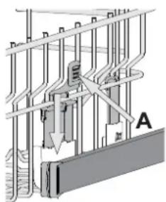 FRANKE FDW 613 E5P E - AJUSTE DE LA ALTURA DE LA BANDEJA SUPERIOR - 1