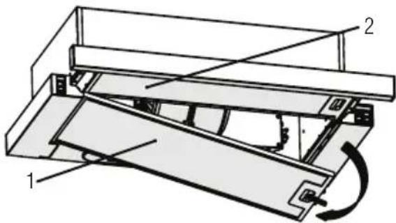 BEKO HNT61311XH - Reinigung des Fettfilters - 1