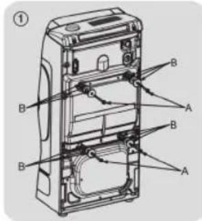 HAIER THASN476TM4-S - - Hydraulische aansluitingen - 1