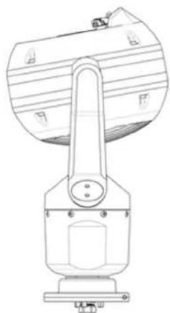 Technical line drawing of a mechanical device with no visible text or symbols.