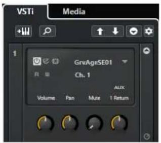Média VSTi. GrvAgeSE01. Ch. 1. Volume, Pan, Mize 1, Return. 1 1 1 1.
