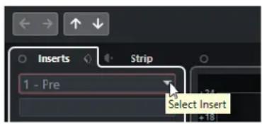 Inserts 1 - Pre Strip Select Insert