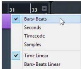 STEINBERG Cubase AI 12 - Modes de la règle - 1