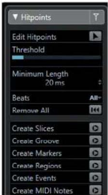 STEINBERG Cubase AI 12 - Inspecteur de l'Éditeur d'échantillons - 1
