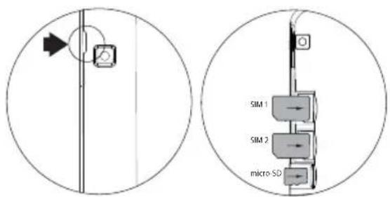 SIM 1 SIM 2 micro SD