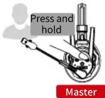 Press and hold Master