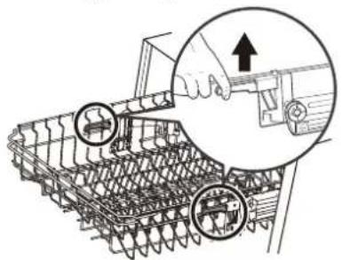 IKEA SÖDERBODA 805.767.48 - Umiestnenie horného koša - 2
