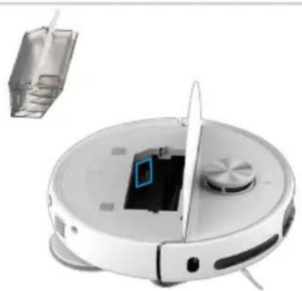 EZVIZ RS20 Max - Nettoyer le conduit de collecte de poussière - 1