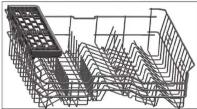 3D wireframe model of a mechanical assembly.