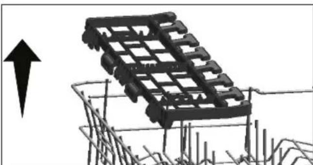 Diagram of a construction site with rebar and grid structure.