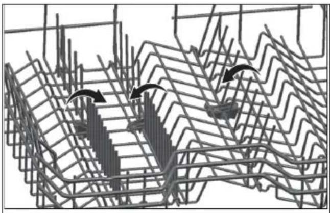 Abstract wireframe structure with curved arrows indicating flow or movement.