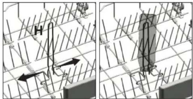 Two technical diagrams showing vertical force vectors on a grid, with no readable text or symbols.