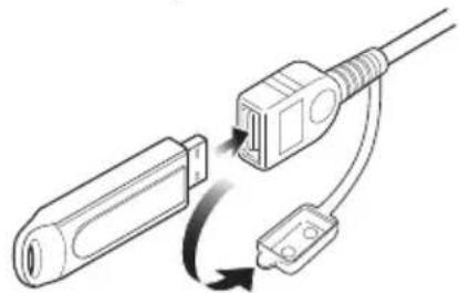 JVC KW-M595DBT - Connecter un périphérique USB - 1