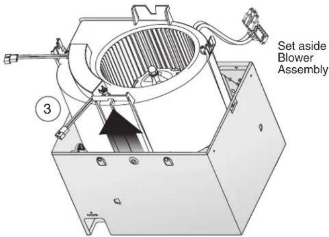 Set aside Blower Assembly ③