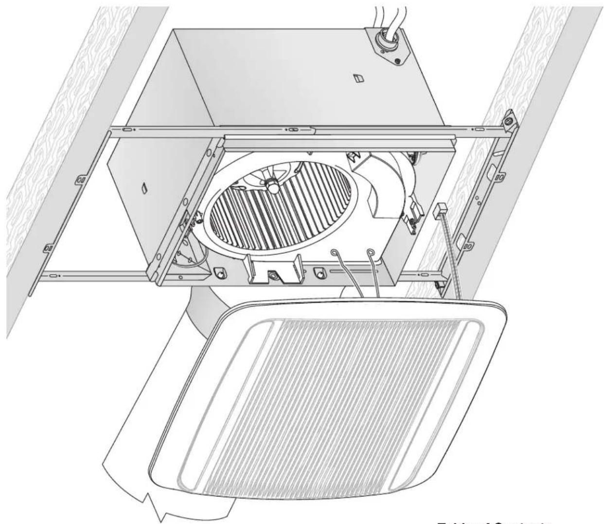 Technical line drawing of a mechanical assembly with internal components and mounting brackets (no text or symbols)