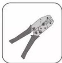 Illustration of two crimping tools (no text or symbols)