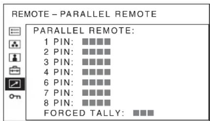 SONY PVM-1741 - PARALLEL REMOTE - 1