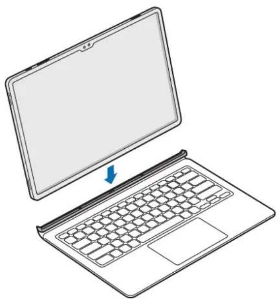 SAMSUNG EF-DX825 - Memasang keyboard - 3